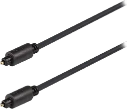Câble optique Toslink mâle/mâle - 2m - Gris