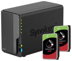 Synology DS225+ - 2 Baies avec 2 disques de 8To IronWolf