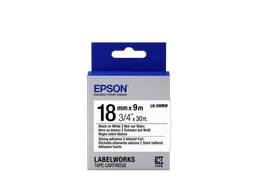 Epson TAPE LK-5WBW STRNG ADH BLK-/WHT