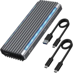 Connectland USB-C 3.1 10Gb pour SSD M2 NVMe - RGB