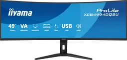 Iiyama ProLite XCB4994DQSU-B1 - 49" CURVE DQHD 120hz VA USB-C HUB HP Adapt Sync