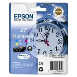 Epson Pack de 3 Cartouches 27 (Y/M/C)
