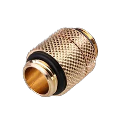 CONSTRUCTEUR Raccord Mâle/Mâle droit or - 14mm