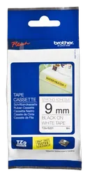 Brother Tape/9mm black on white f P-Touch TZE