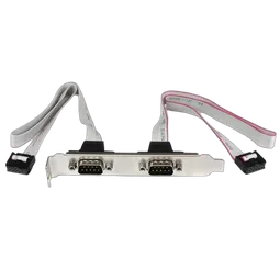 StarTech 2 Port DB9 Serial Port Bracket Header