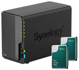 Synology DS225+ - 2 Baies avec 2 disques de 4To HAT3300-4T