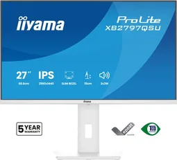 Iiyama Prolite XB2797QSU-W1 - 27" QHD 75Hz IPS 1ms Pivot Adaptive Sync
