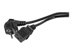 Compatible Cordon d'alimentation CEE7 / C19 noir - 3,0 m
