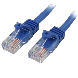 StarTech 0.5m Blue Snagless Cat5e Patch Cable