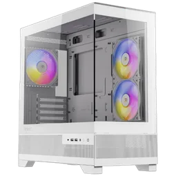 Antec CX500M ARGB - mT/Sans Alim/Micro-ATX - Blanc