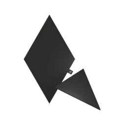 Nanoleaf Shapes Black Triangles Pack Expansion - 3 pièces