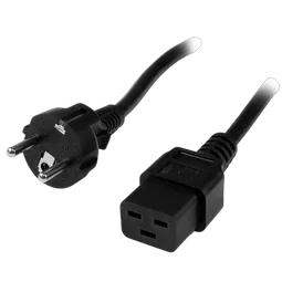 StarTech 2m Computer Power Cord - Schuko to C19
