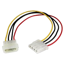StarTech 12in Molex LP4 Power Extension Cable M/F