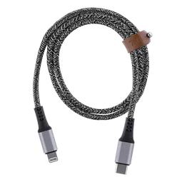 T'nB Câble USB-C/Lightning - 1,5m - nylon RPET - Noir