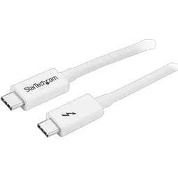 StarTech 1m Thunderbolt 3 Cable 20Gbps - White