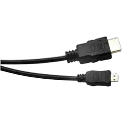 Câble HDMI vers micro HDMI Highspeed + Ethernet mâle/mâle - 1m