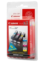 Canon Ink/CLI-521 BJ Cartridge CMY BLIST+SEC