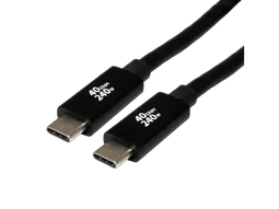 Roline Câble USB-C mâle/mâle - 2m - Noir
