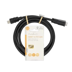 Nedis Câble HDMI vers DVI-D - 2m  - Noir