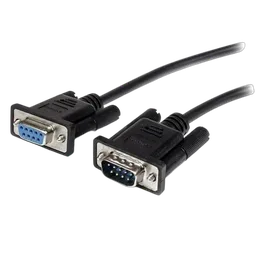 StarTech 0.5m Straight Through Serial Cable MF BK