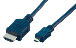 MCL Samar Câble HDMI vers Micor HDMI Highspeed + Ethernet mâle/mâle - 2m