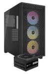 Corsair 3000D Airflow RGB Noir + RM1000e Noir — miniature 1