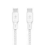 Belkin Câble USB-C vers USB-C - 2m - 100W - Blanc - CAB014BT2MWH — miniature 1