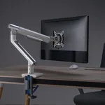 Kimex International Support de bureau Full Motion écran 17"- 32" Blanc VESA Max 100x100 Charge Max 9Kg — miniature 9