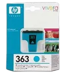 HP Cartouche N° 363 Cyan