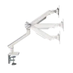 Kimex International Support de bureau Full Motion écran 17"- 32" Blanc VESA Max 100x100 Charge Max 9Kg — miniature 8