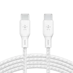 Belkin Câble USB-C vers USB-C - 2m - 100W - Blanc - CAB014BT2MWH — miniature 3