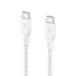 Belkin Câble USB-C vers USB-C - 2m - 100W - Blanc - CAB014BT2MWH — miniature 2